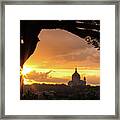 Cathedral Sun Star Framed Print