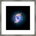 Cat's Eye Nebula Enhanced Framed Print