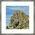 Cave Rock At Tahoe Framed Print