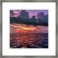 Cebu Straits Sunset Framed Print