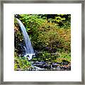 Cedar Creek Waterfall Framed Print