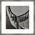 Cedar Street Stairs Framed Print