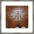 Ceiling Of Syndey Opera House Symphony Hall Framed Print