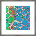 Cells Abstract Three Framed Print