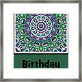 Cellular - Birthday Wishes Card Framed Print