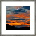Central Jersey Sunset Framed Print