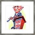 Ceo Ross Perot Framed Print