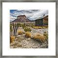 Cerro Castellan - Big Bend - Color Framed Print