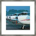 Cessna 172's All In A Row Framed Print