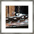 Chain And Box Framed Print