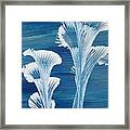 Chain Flowers Over Pour Framed Print