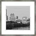 Charcoal Indianapolis Framed Print