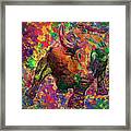 Charging Bull Framed Print