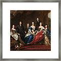 Charles Xi's Family With Relatives From The Duchy Holstein-gottorp Framed Print