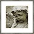 Charleston Angel Child, Cemetery Angel Framed Print