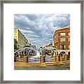 Charleston Fountain Framed Print