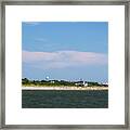 Charleston Harbor Approach Framed Print
