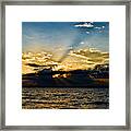 Charleston Sunset Framed Print