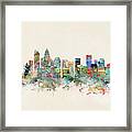 Charlotte City Framed Print