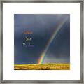 Chase Your Rainbow Framed Print