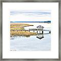 Chechessee Creek Dock Framed Print