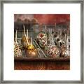 Chef - Caramel Apples For Sale Framed Print