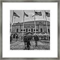 Chicago Bears Soldier Field Black White 7861 Framed Print