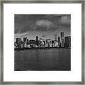 Chicago Skyline From Adler Framed Print