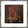 Chicago Theatre Framed Print