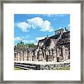 Chichen Itza Temple Of The Warriors Framed Print