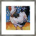 Chicken And Stars Framed Print