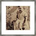 Child Of  The 1940s Framed Print
