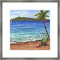 Chillaxing Maui Style Framed Print