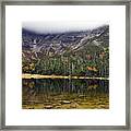 Chimney Pond During Fall - Baxter State Park Maine Framed Print