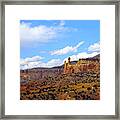 Chimney Rock Ghost Ranch New Mexico Framed Print