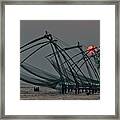 Chinese Fishing Nets, Cochin Framed Print