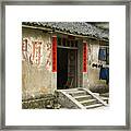 Chinese Laundry Framed Print