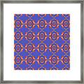 Chock A Block Blue Framed Print