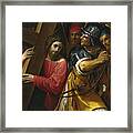 Christ Carrying The Cross Framed Print