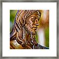 Christ In Bronze Framed Print
