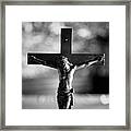 Christ On The Cross Framed Print