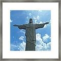 Christ The Redeemer Statue Framed Print