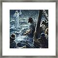 Christ Walking On The Sea Of Galilee Framed Print