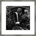 Christine Falls - Mount Rainer National Park - Bw Framed Print
