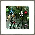 Warm Holiday Wishes Framed Print