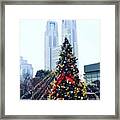 Christmas In Shinjuku Framed Print