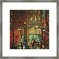 Christmas Shopping Framed Print