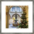 Christmas Tree In Ferstel Passage Vienna Framed Print