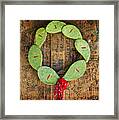 Christmas Wreath Framed Print