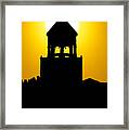 Church Silhouette Framed Print